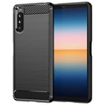 Carbon Flex Sony Xperia 10 III Lite / Sony Xperia 10 III skal - Svart Svart