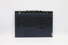 Lenovo Legion 5-15ACH6H Keyboard Palmrest Top Cover Greek Blue 5CB1C74813