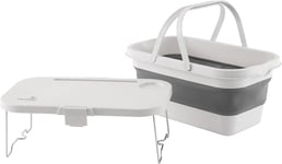 Easy Camp Picnic Basket & Table White, OneSize