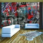 Fototapet - Urban graffiti - 350 x 270 cm - Standard