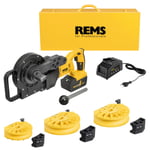 REMS 580069 R220 Bockmaskin 20-32 mm, med batteri och laddare