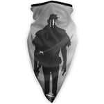 Kaswtrb Dead By Daylight Minimalism The Wraith Video Games Artgray Anti-dust Cotton Field Face Cover Field Bandana for Man and Woman Ear Loops