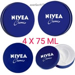 Nivea Creme Original Moisturising Skin Cream Ideal for daily use 4 X 75g
