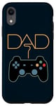 Coque pour iPhone XR Gamer Dad Manette de jeu vidéo pour la fête des pères