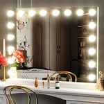 Makeup spejl LED / Hollywood Spejl - 80x60cm