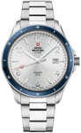 Swiss Military by Chrono SM34096.02 Classic Hvid/Stål Ø42 mm