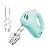 Professional Electric Hand Mixer 5 Speed Powerful Handheld Whisk for Kitchen Baking Cake Egg Cream Food Beater,Blue