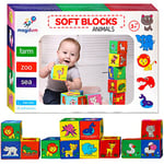magdum 3 PCS D'activité Balle Livre Montessori 6-12 Cube A Empiler Jeux  Eveil Bebe 6 Mois-Jouet De Dentition pour Bébé 090602-06, Multicolore,  Large : : Jeux et Jouets