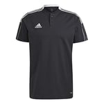 adidas Mens Polo Shirt (Short Sleeve) Tiro21 Polo, Black, GM7367, XXL EU