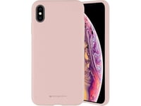 Mercury Mercury Silicone Case Samsung S23 Ultra Pink Sand / Pudrowy Róż