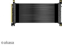 Akasa RISER BLACK XL, Premium PCIe 3.0 x 16 Riser cable,100CM, 180° PCIe 3.0 x16 Female, 180° PCIe 3.0 x16 Male, 1 m, Sort