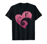Disney The Nightmare Before Christmas Jack and Sally Heart T-Shirt