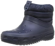Crocs Women's Classic Neo Puff Shorty Boot W Snow, Navy, 3 UK