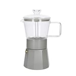La Cafetière Verona Glass Espresso Maker, Latte, 6 Cup, Gift Boxed