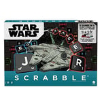 â€‹Mattel Games Scrabble Star Wars Edition Family Board Game with Galaxy Cards & Spacecraft Mover Pieces, Glossary, Gift for Teen Adult Or Family Game Night Ages 10 Years & Olderâ€‹