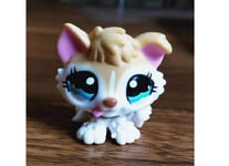 WooMax Littlest Pet Shop Toy LPS Toy Husky Dog 1013 (Tan, Blue Eyes) - The figurine from the SMA LPS collection for boys girls children gift