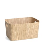 Zeller 14431 Boîte de rangement en carton Motif bois Env. 34,2 x 24,5 x 18 cm