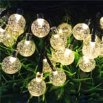 20/30 Led Solar String Light Ball Lamp Home Christmas Decoration 20 Warm White