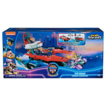 Paw Patrol Mighty Pup Squad Aircraft Carrier HQ Playset & Figure New Kids Toy 3+