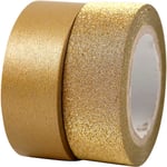 Washitejp Guld 15 mm x 5 m 2-pack
