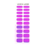Love'n Layer Solid Dahlia Purple Självhäftande nagellack