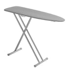 Mabel Home Ergo T-leg ironing board with silicone coated cover + extra cover,Grey