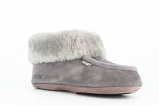 Axelda Fårskinnstofflor London Lt Grey