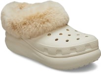Crocs Womens Slipper Boots Furever Crush Slip On white UK Size 4