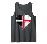Cute Cornwall Flag for St Georges Day for Cornwall England Tank Top