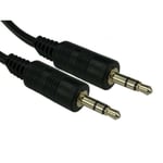 2m 3.5mm Jack Plug Aux Cable Audio Lead For to Headphone/MP3/iPod/Car GOLD 6ft