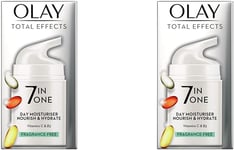 Olay Total Effects 7In1 Fragrance Free Moisturiser with Niacinamide, 50Ml (Pack