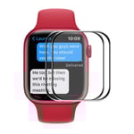 Apple Watch Series 7 41mm Enkay Heltäckande härdat glas 2-pack Transparent