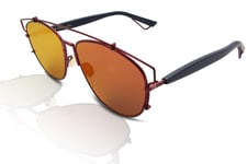 Dior DiorTechnologic Women's Sunglasses TVH Matte Red/Red Mirror