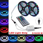Hughdy Smart LED Strips Light,DIY Light TV PC Dream Screen USB LED Strip Tape Screen Backlight LED Strip Lights Kits with APP Remote Control Remote for Home, Bedroom, Kitchen, Christmas