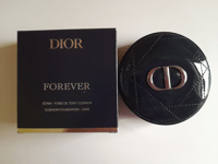 Dior Forever Black Vinyl Cannage Cushion Foundation Case boxed