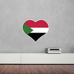 I Love Sudan Vinyl Wall Art