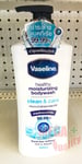 450ml Vaseline Healthy Moisture Clean And Care Anti Bac Body Wash Shower Cream