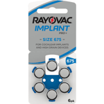 RAYOVAC Rayovac Implant Pro+ 6st Hörapparatsbatterier Ci Cochlear