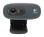 LOGITECH – Webcam C270, Retail, HD, 720P, USB2.0, 1.5m cable, black (960-000582)
