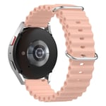 Pehmeä silikoni-älykellon ranneke Polar Ignite/Ignite2/Galaxy Watch 5:lle jne - vaaleanpunainen