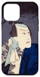 Coque pour iPhone 12 mini Gravure en bois Ukiyo-e japonaise vintage Samurai Warrior Kabuki
