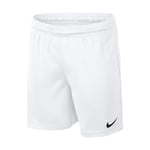 Elevate your everyday training in the Nike Dri-FIT Park Shorts. Lightweight fabric helps keep sweat off skin, while adjustable waistband secures fit for high-speed play. Older Kids' Knit Football Shorts - White