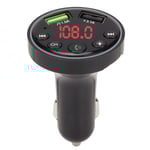 Bil Laddare Adapter USB Laddning MP3 Trådlös Bluetooth 5.0 FM-sändare med LED-display för bilar