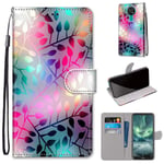 Gift_Source Nokia 6.2 Case, Nokia 7.2 Case, PU Leather Wallet with Credit Card Slots Case Slim Folio Shell Flip Kickstand Shockproof Protective Cover for Nokia 6.2/Nokia 7.2 (6.3") 2019 [Pattern 03]