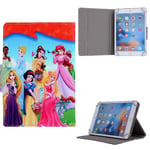 Tablet Case Stand Up Disney Cover Hero for Kids Children - Protective Tab Easy to watch (All Amazon 10" Tablets, Princesses Colorful Dresses)