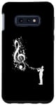 Coque pour Galaxy S10e Clarinette Instrument Player Note de Musique Clarinettiste