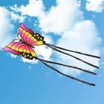 Huangjiahao Cerf-Volant Kite Papillon pour Enfants Facile à Piloter Un Jouet De Sport Drôle en Plein Air Rainbow Kite pour Enfants Et Adultes (Size:880x780mm; Color:Red)