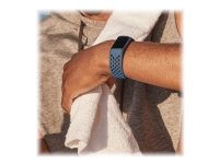 Fitbit - Bånd for aktivitetssporer - Stor størrelse - havdyp - for Fitbit Charge 5