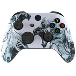 eXtremeRate Wolf Soul Replacement Front Housing Shell for Xbox Series X Controller, Soft Touch Custom Cover Faceplate for Xbox Series S Controller - Controller NOT Included