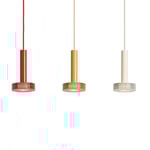 Sprinkle Pendel - Taklampa | 6 färgalt. | Färg: Okragul (RAL 1024) | Ljuskälla: GU10 - 6.2W LED | 515 Lumen | 3000K (L70074)